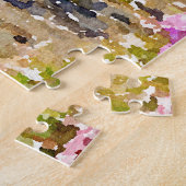 Klippen der Blume Wasserfarbenpuzzle Puzzle (Seite)