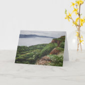 Klippen der Magho Gruß-Karte Karte (Gelbe Blume)