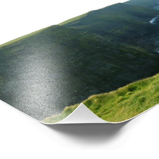 Klippen der Moher Fotodruck (Ecke)
