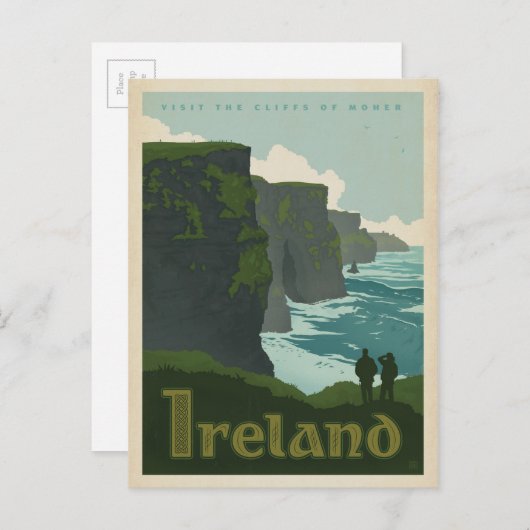 Klippen der Moher | Irland Postkarte (Vorne/Hinten)