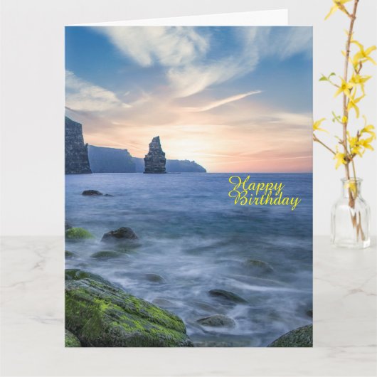 Klippen der Moher Karte (Gelbe Blume)