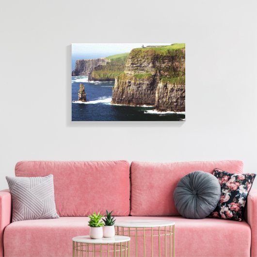 Klippen der Moher Leinwanddruck (Insitu (Wohnzimmer))