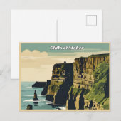 Klippen der Moher Postkarte (Vorne/Hinten)