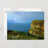 Klippen der Moher Postkarte (Vorne/Hinten)