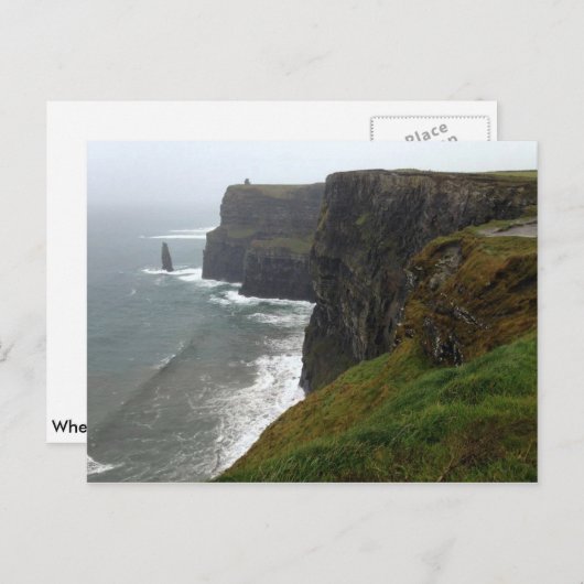 Klippen der Moher Postkarte (Vorne/Hinten)