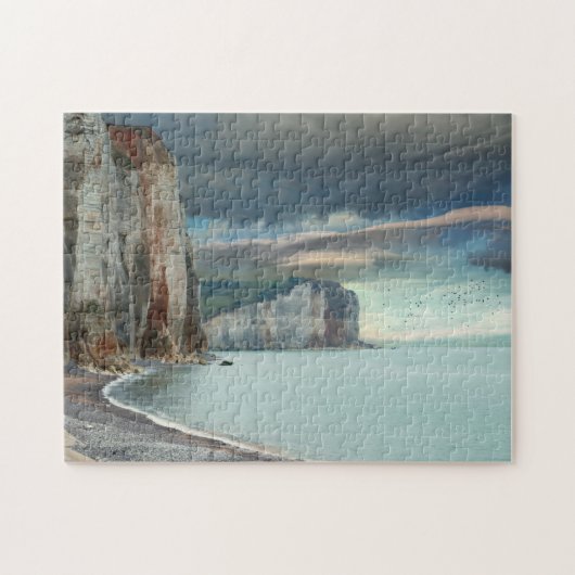 Klippen der Normandie Seascape Puzzle (Horizontal)