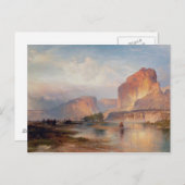 Klippen des grünen Flusses - 1874 Postkarte (Vorne/Hinten)