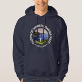 Klippen des Moher Coastal Walk (rd) Hoodie (Vorderseite)
