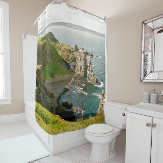 Klippen Duschvorhang (Beispiel)