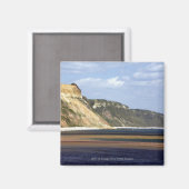Klippen entlang der Jurassischen Küste Magnet (Vorderseite/Rückseite)