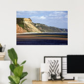 Klippen entlang der Jurassischen Küste Poster (Heimbüro)