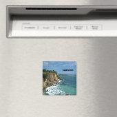 Klippen in Guadeloupe, gekennzeichnet Magnet (In Situ (Geschirrspüler))