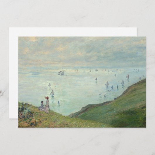 Klippen in Pourville | Claude Monet (Vorne/Hinten)