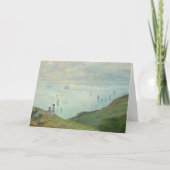 Klippen in Pourville | Claude Monet Karte (Vorderseite)
