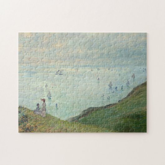 Klippen in Pourville | Claude Monet Puzzle (Horizontal)