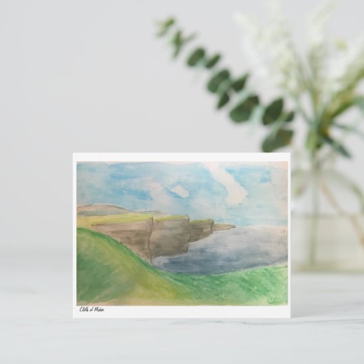 Klippen Postkarte (Stehend Vorderseite)
