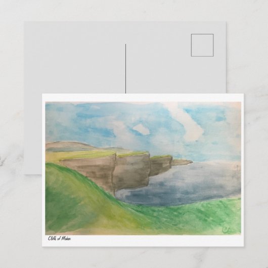 Klippen Postkarte (Vorne/Hinten)