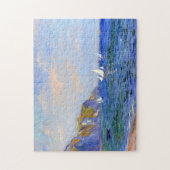 Klippen & Sailboote, Pourville Monet Kunstvoll wan Puzzle (Vertikal)
