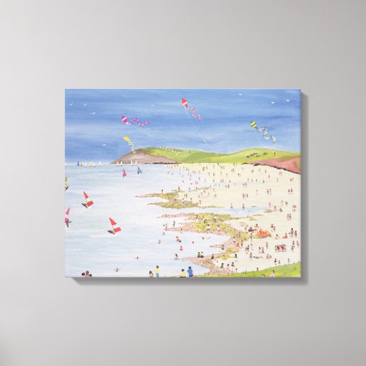 Klippen und Bucht Leinwanddruck (Vorderseite)