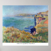 Klippen von Claude Monet in Varengeville Poster (Vorne)