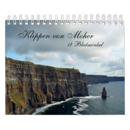 Klippen von Moher 12 Blickwinkel Kalender