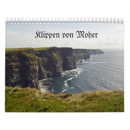 Klippen von Moher deutsch Kalender (Titelbild)