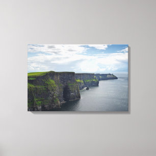 Klippen von Moher im Irland-Leinwanddruck Leinwanddruck