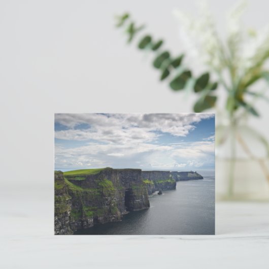 Klippen von Moher in Irland auf Postkarte (Stehend Vorderseite)