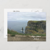 Klippen von Moher in Irland Postkarte (Vorne/Hinten)