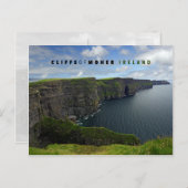 Klippen von Moher in Irland Postkarte (Vorne/Hinten)