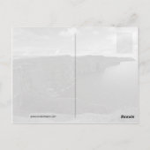 Klippen von Moher in Irland Postkarte (Rückseite)