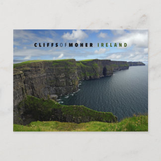 Klippen von Moher in Irland Postkarte
