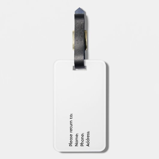 Klippen von Moher, Irland Gepäckanhänger (Rückseite vertikal)