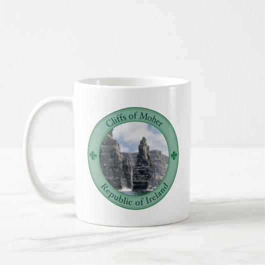 Klippen von Moher, Irland Kaffeetasse (Links)
