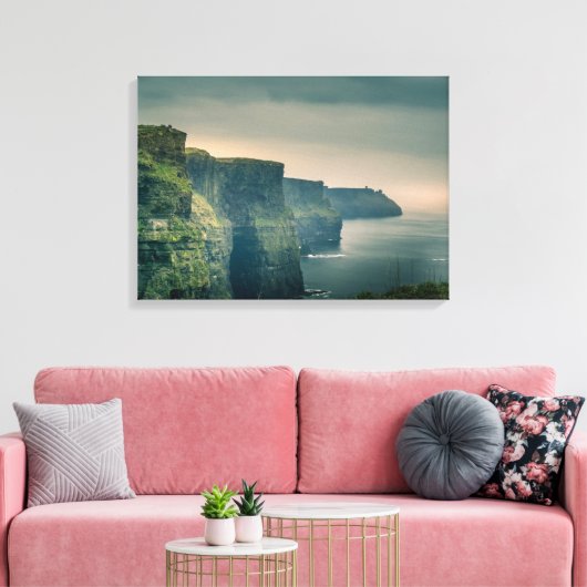 Klippen von Moher, Irland Leinwanddruck (Insitu (Wohnzimmer))