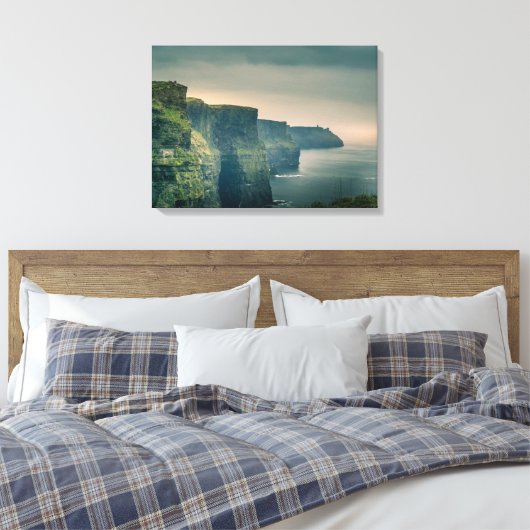 Klippen von Moher, Irland Leinwanddruck (Insitu (Schlafzimmer))