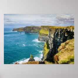 Klippen von Moher, Irland Poster