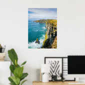 Klippen von Moher, Irland Poster (Heimbüro)