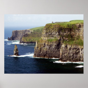 Klippen von Moher Irland Poster