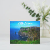 Klippen von Moher, Irland Postkarte (Stehend Vorderseite)