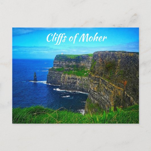 Klippen von Moher, Irland Postkarte (Vorderseite)