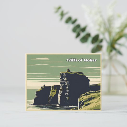 Klippen von Moher Irland Postkarte (Stehend Vorderseite)