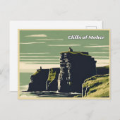 Klippen von Moher Irland Postkarte (Vorne/Hinten)