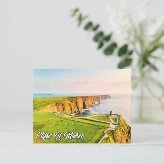 Klippen von Moher, Irland Postkarte (Stehend Vorderseite)