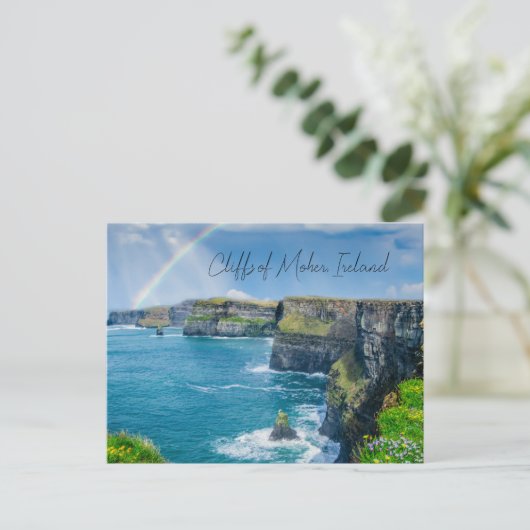 Klippen von Moher, Irland Postkarte (Stehend Vorderseite)