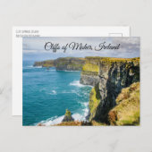 Klippen von Moher, Irland Postkarte (Vorne/Hinten)