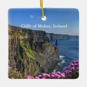 Klippen von Moher Irland Verzierung Keramikornament