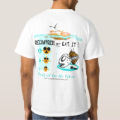 Klippenbarschfischen-T - Shirt, Recompress oder T-Shirt (Rückseite)