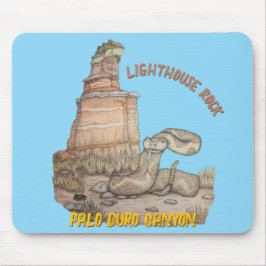 Klippensignalstein-Klapperschlange Mousepad