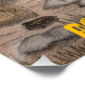 Klippensignalstein-Klapperschlange Poster (Ecke)